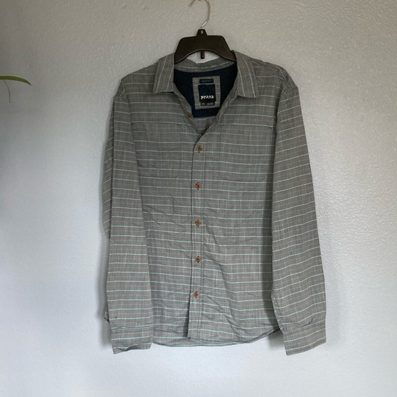 Prana Other - PRANA Slim fit long sleeve button down casual shirt. Size large